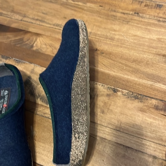 HAFLINGER clogs navy blue, size 41, felted wool, good condition - Picture 9 of 11